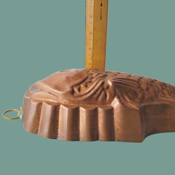 Vintage Corpal Copper Fish Food Mold made in Portugal - Picture 4 of 5